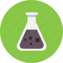 black, experiment, flask, laboratory, liquid, test, tube