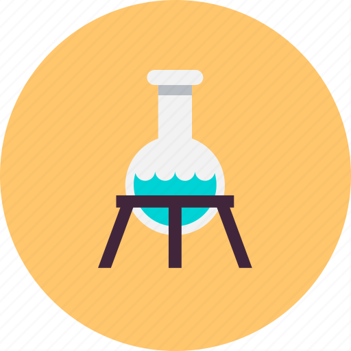 Chemistry, experiment, flask, laboratory, research, test, tube icon - Download on Iconfinder