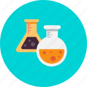 experiment, flask, lab, laboratory, test, tube