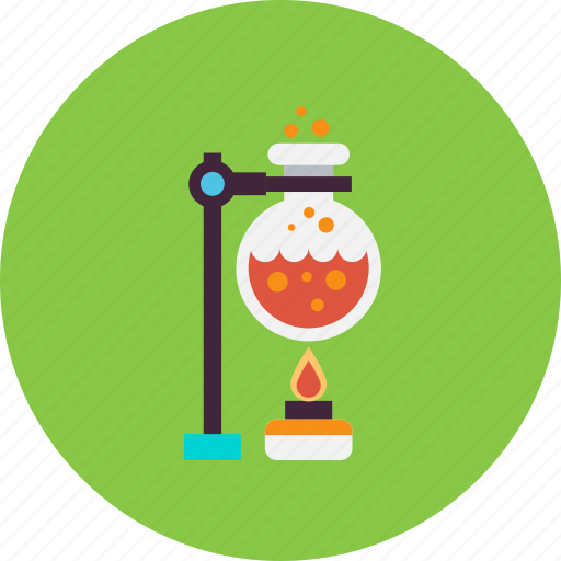 Candle, experiment, flame, flask, heat, lab, laboratory icon - Download on Iconfinder