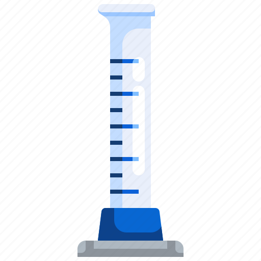 Chemistry, cylinder, graduated, lab, laboratory, science, tube icon - Download on Iconfinder