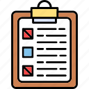 report, checklist, checkmark, clipboard, list, tasks, todo