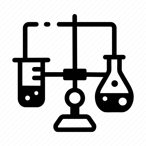 Experiment setup, apparatus, testing, laboratory, research icon - Download on Iconfinder
