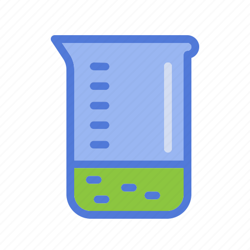 Beaker, glassware, lab, laboratory, measuring cup, science icon - Download on Iconfinder