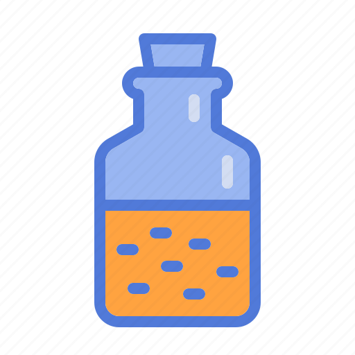 Bottle, glassware, jar, laboratory, medicine, poison, vial icon - Download on Iconfinder