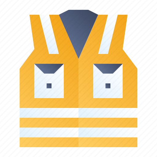 Jacket, safety, vest, worker icon - Download on Iconfinder