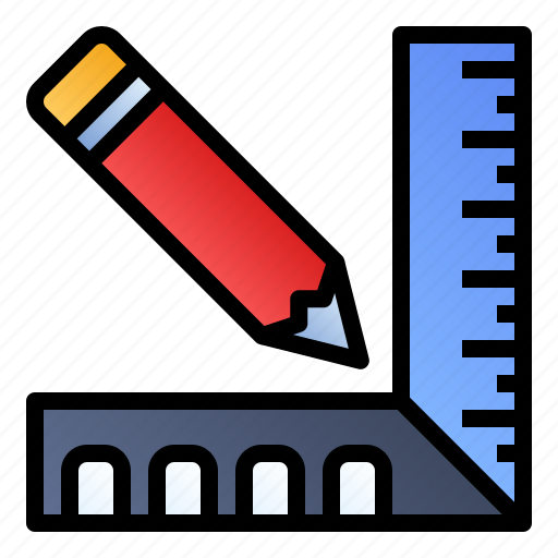 Measure, pencil, ruler, scale icon - Download on Iconfinder
