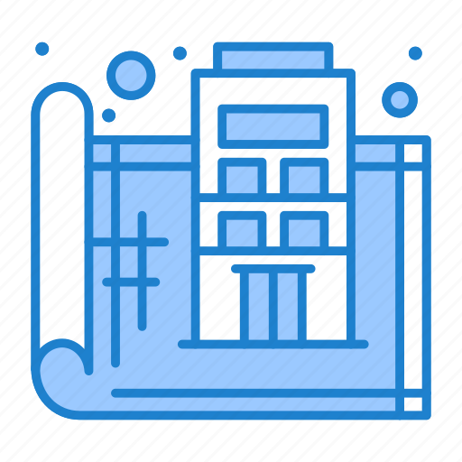 Blue, design, floor, plan, print icon - Download on Iconfinder