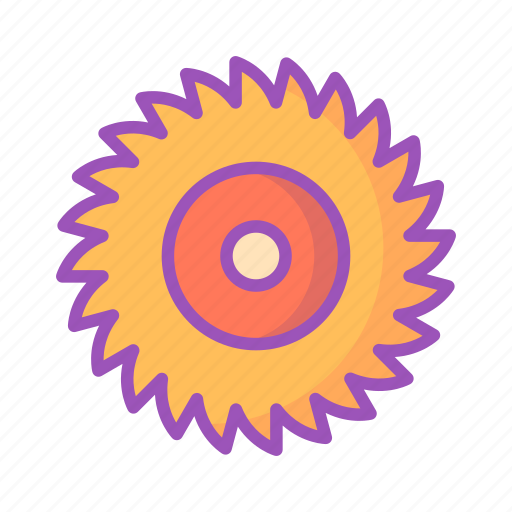 Circular saw, blade, saw, carpentry icon - Download on Iconfinder