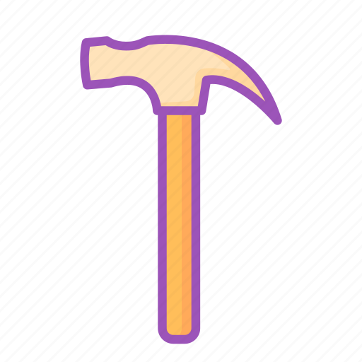 Hammer, hamer, house, tools, worker, gear icon - Download on Iconfinder
