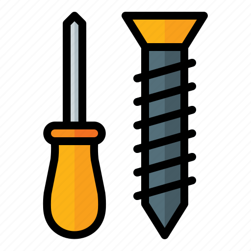 Labour, day, industry, screwdriver, screw, bolt, wrench icon - Download on Iconfinder