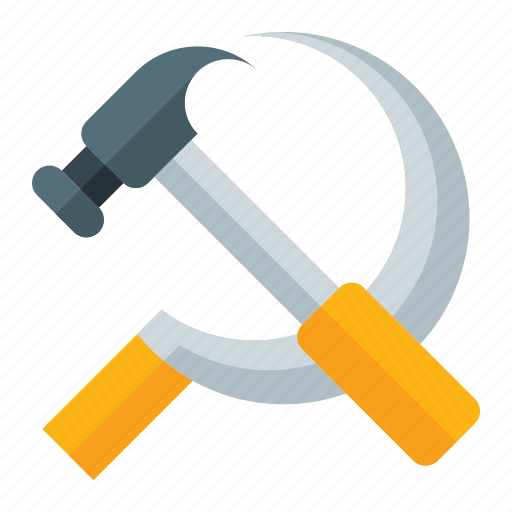 Labour, day, industry, tool, hammer, sickle, socialist icon - Download on Iconfinder
