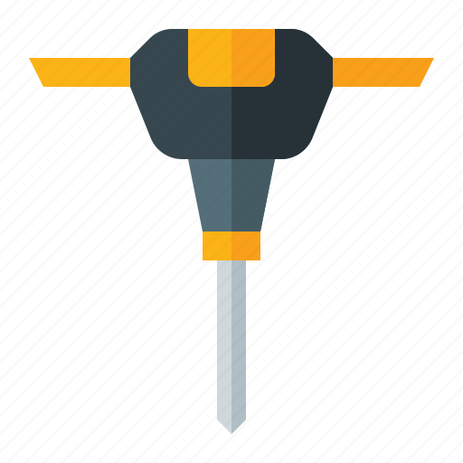 Labour, day, industry, tool, jackhammer icon - Download on Iconfinder