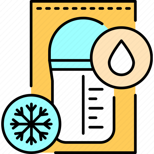 Frozen, breast, milk icon - Download on Iconfinder