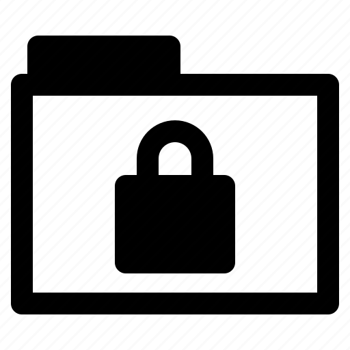Block, folder, locked, locked folder, secure, security icon - Download on Iconfinder