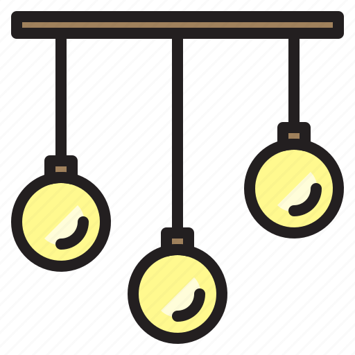 Chandelier, lamp, bright, light icon - Download on Iconfinder