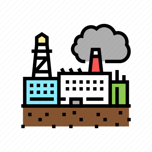Industrial, zone, land, water, property, business icon - Download on Iconfinder