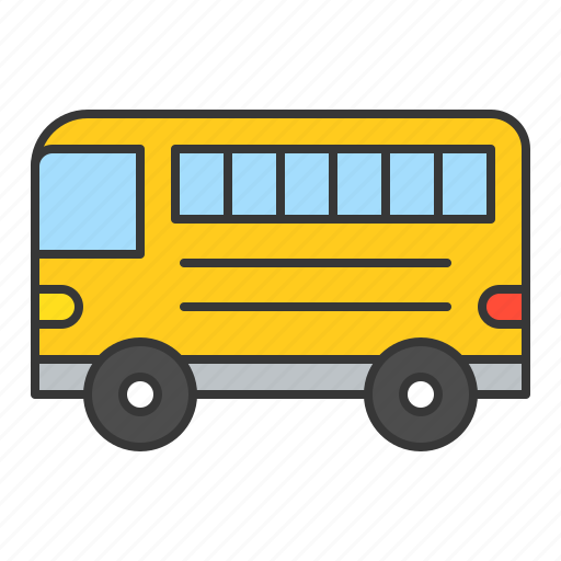 Bus, school bus, traffic, transport, vehicle icon - Download on Iconfinder