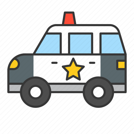 Car, police car, traffic, transport, vehicle icon - Download on Iconfinder