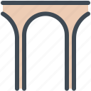 aqueduct, arch, bridge, road, travel