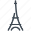 eiffel, france, landmark, monument, paris, tower, world 