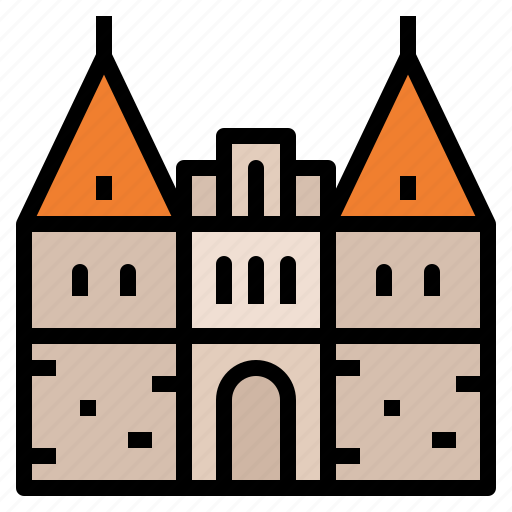 Architectonic, europe, germany, holstentor, landmark icon - Download on Iconfinder