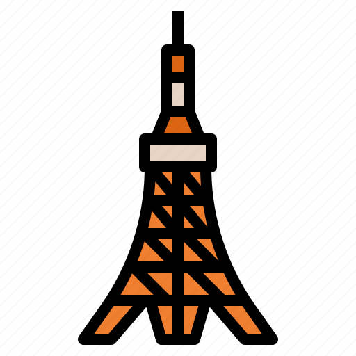 Building, landmark, tokyo, tower icon - Download on Iconfinder