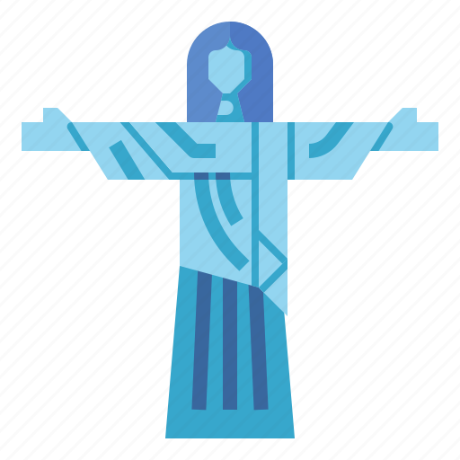 Brazil, christ, landmark, rio, statue icon - Download on Iconfinder