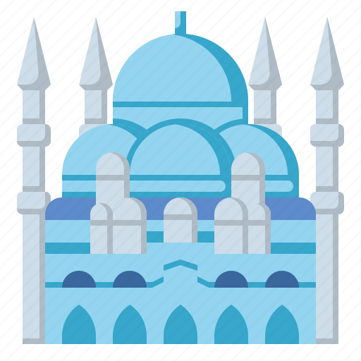Blue, istanbul, landmark, mosque, travel, turkey icon - Download on Iconfinder