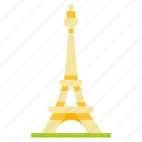 eiffel, landmark, paris, tower, travel