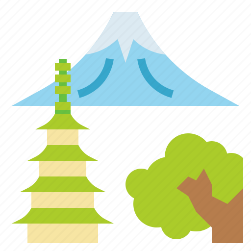 Fuji, japan, landmark, mountain, travel icon - Download on Iconfinder