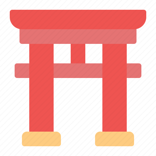 Landmark, torii, gate, monument, building, architecture icon - Download on Iconfinder