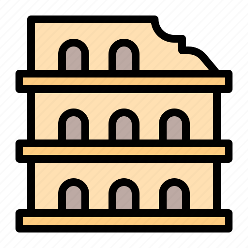 Landmark, colosseum, monument, building, architecture, house icon - Download on Iconfinder
