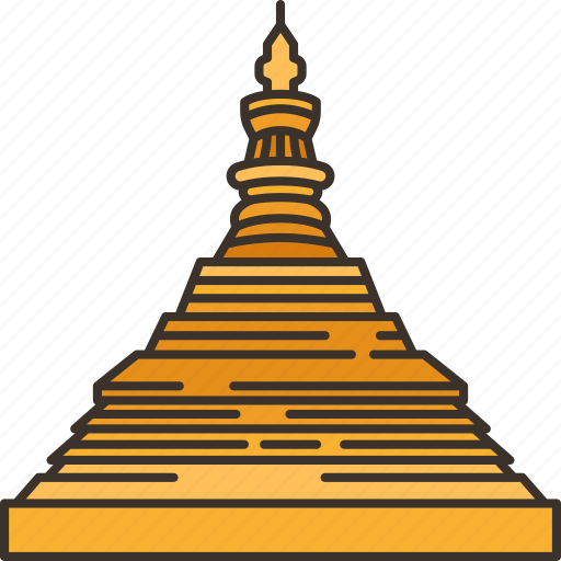 Swedagon, pagoda, temple, buddhism, myanmar icon - Download on Iconfinder