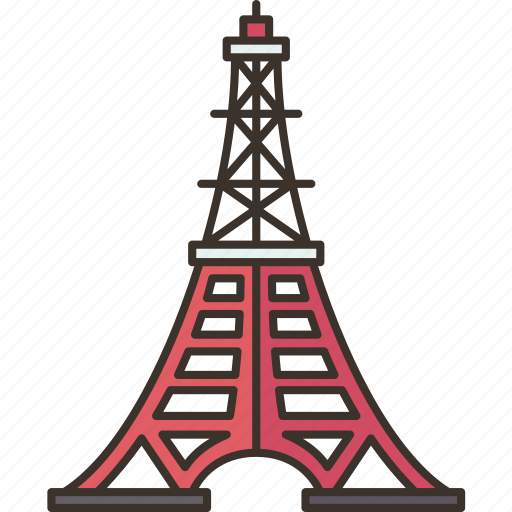 Tokyo, tower, japan, landmark, metropolitan icon - Download on Iconfinder