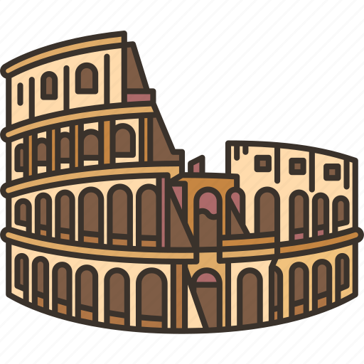 Colosseum, ancient, roman, historic, italy icon - Download on Iconfinder