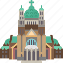 basilica, sacred, heart, cathedral, belgium