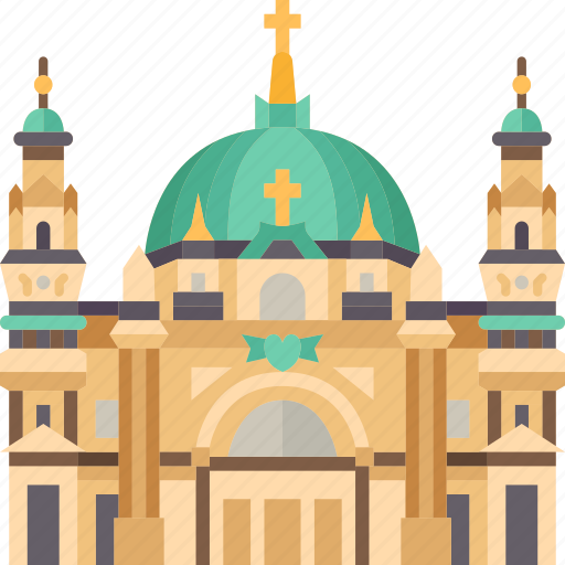 Berlin, cathedral, church, dome, landmark icon - Download on Iconfinder