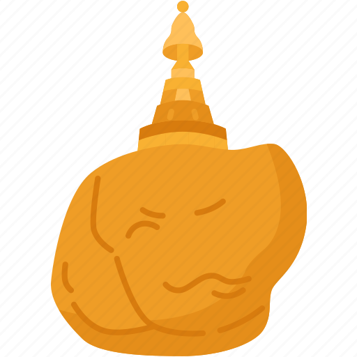 Kyaiktiyo, pagoda, temple, buddhism, myanmar icon - Download on Iconfinder