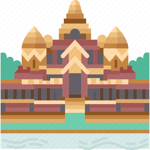 Angkor, archaeological, heritage, ancient, khmer icon - Download on Iconfinder