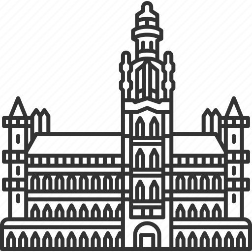Brussels, city, hall, architecture, belgium icon - Download on Iconfinder
