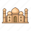 landmark, taj mahal, islamic mosque, architecture, india, indian 