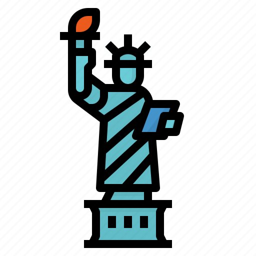 Landmark, monument, new, statue of liberty, united, york icon - Download on Iconfinder