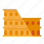 colosseum, italy, landmark, roman 