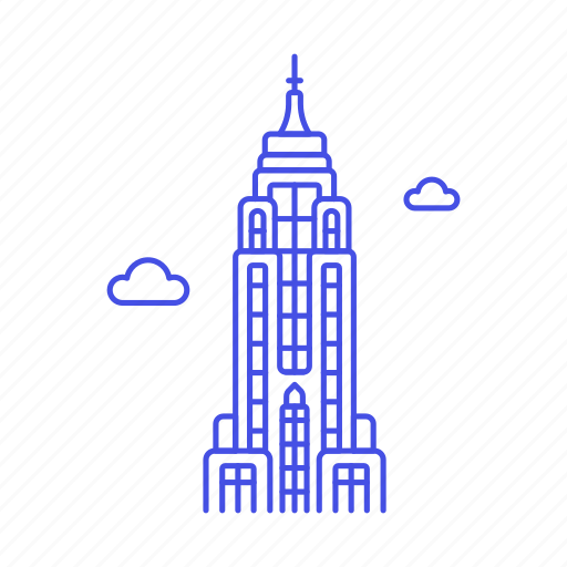 City, empire, landmarks, manhattan, national, new, skyscraper icon - Download on Iconfinder