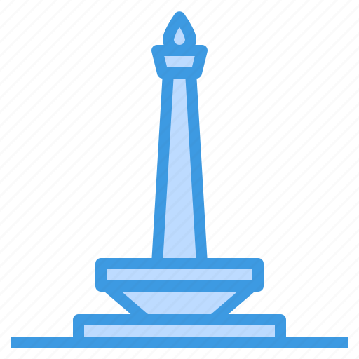 Monas, tower, central, jakarta, landmark, indonesia icon - Download on Iconfinder