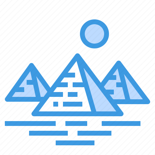 Pyramid, egypt, landmark, ancient, travel icon - Download on Iconfinder