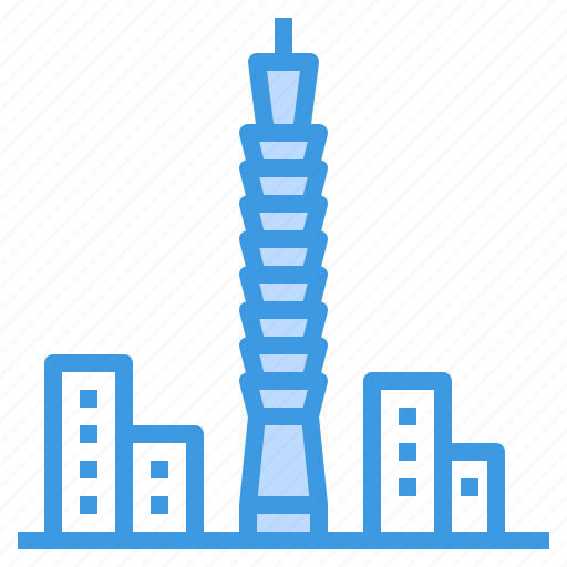 Raipei, taiwan, landmark, skyscraper, building icon - Download on Iconfinder