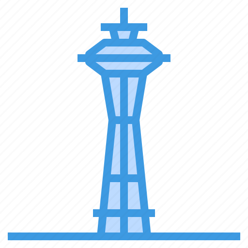 Space, needle, landmark, seattle, monuments, america icon - Download on Iconfinder