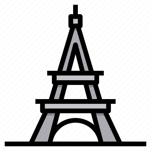 Eiffel, tower, landmark, travel, france, monument icon - Download on Iconfinder
